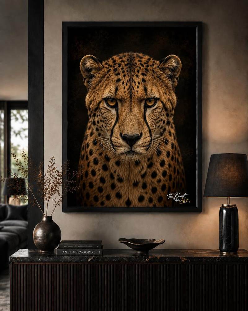 Cheetah — framed