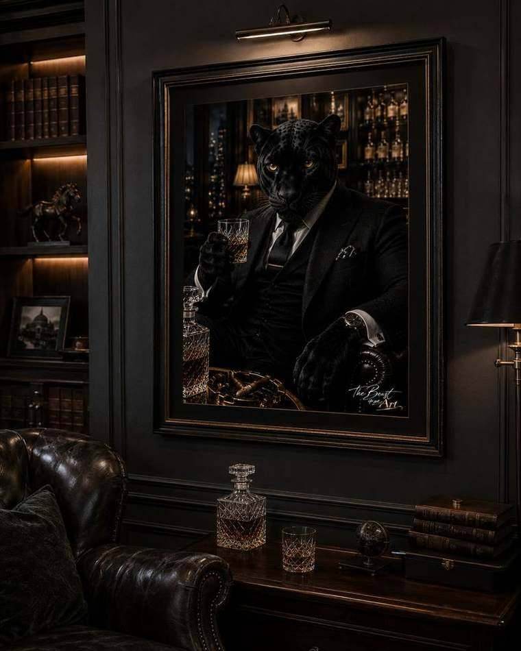 Black Panther — framed