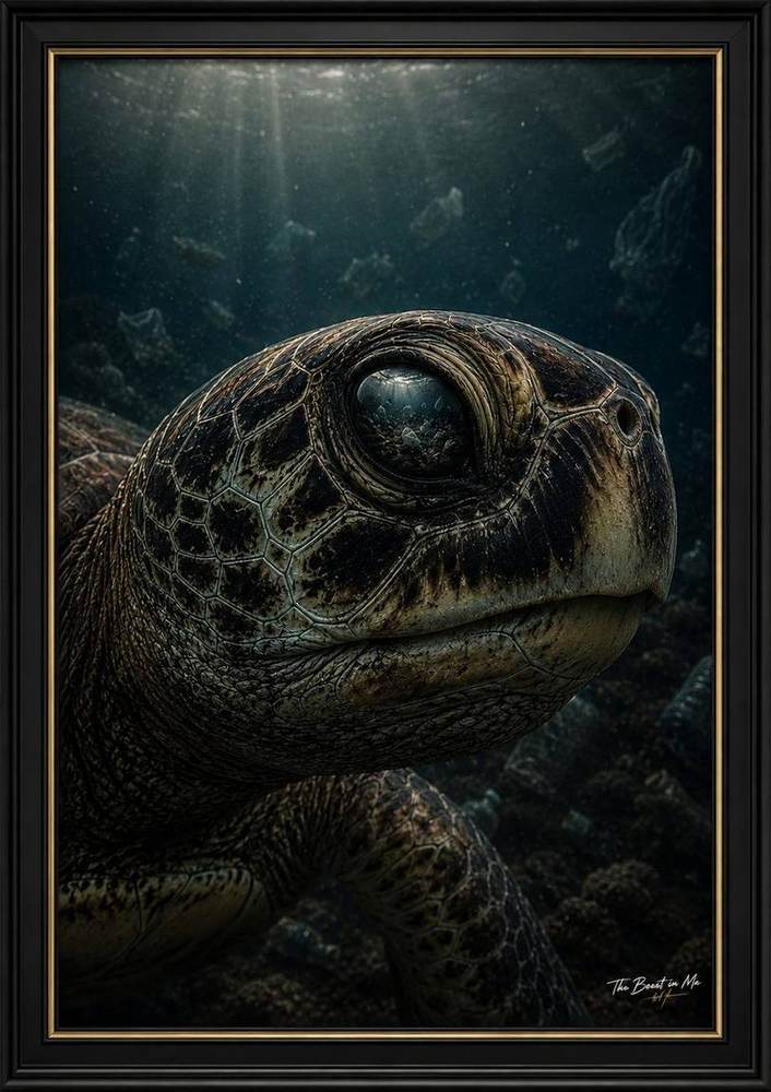 Plastic Tide — framed