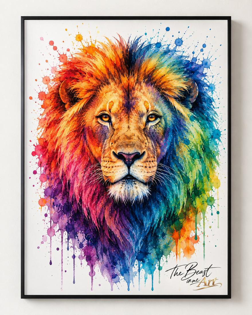 Lion — framed